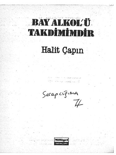 Bay Alkolü Takdimimdir